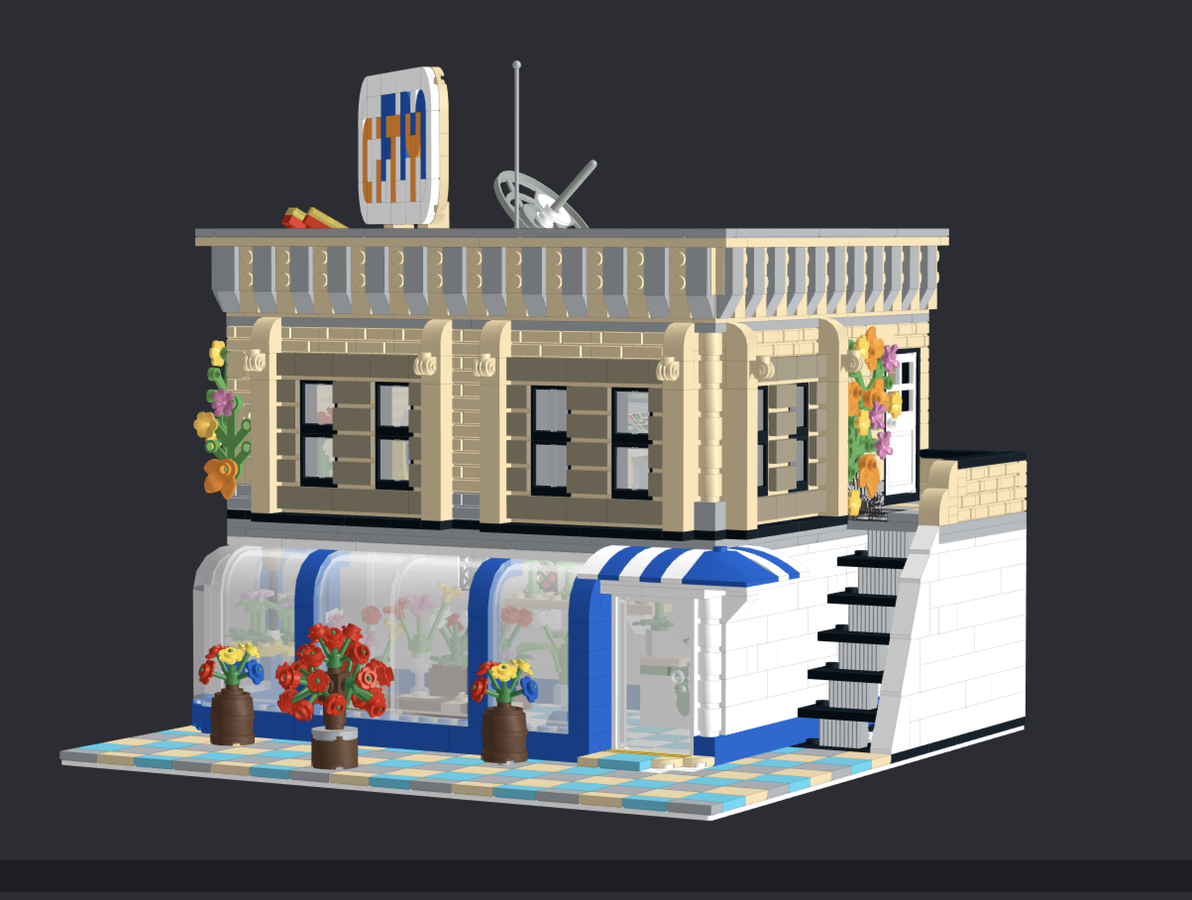 LEGO IDEAS Flower Shop and Radio Studio