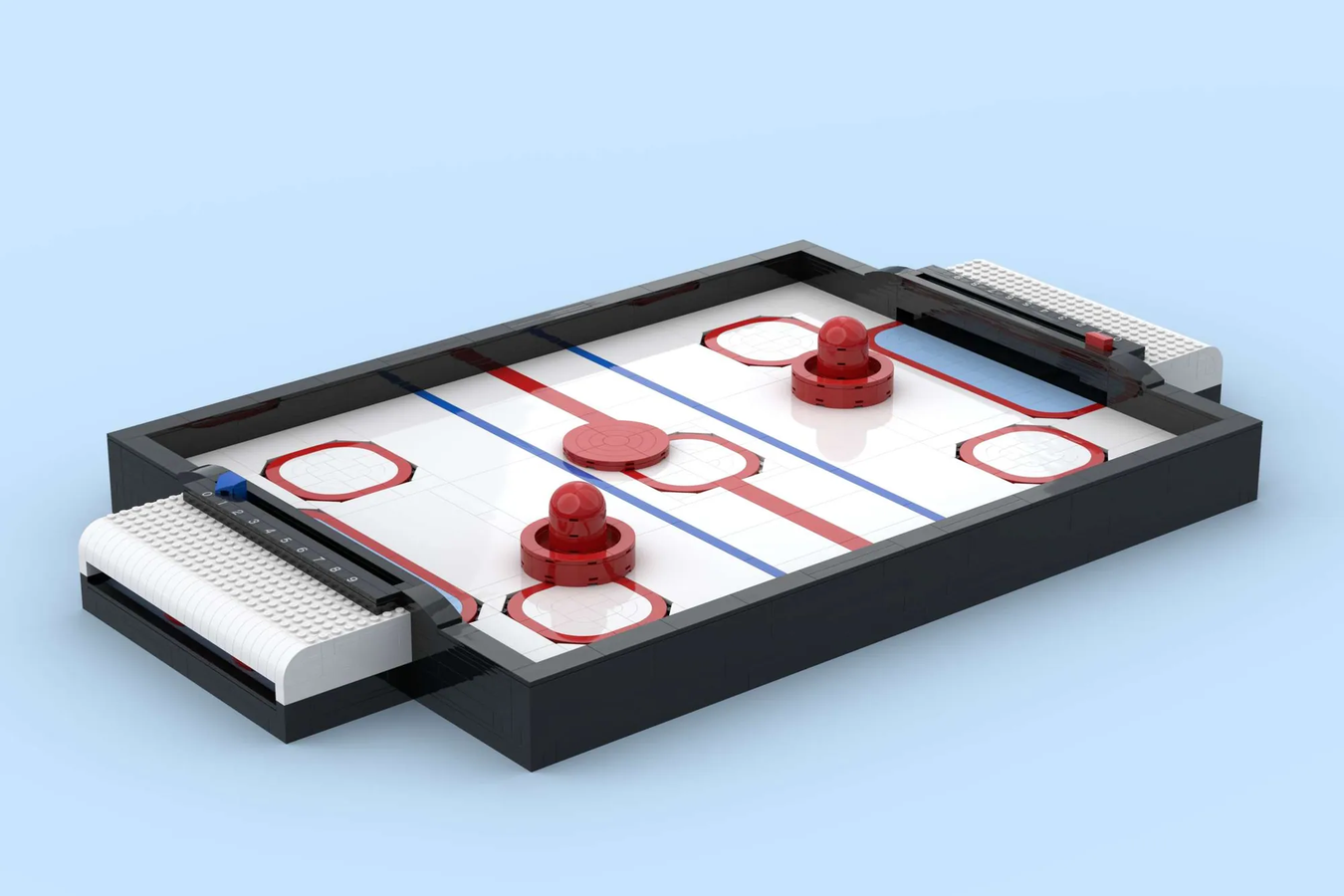 Lego air hockey online table instructions