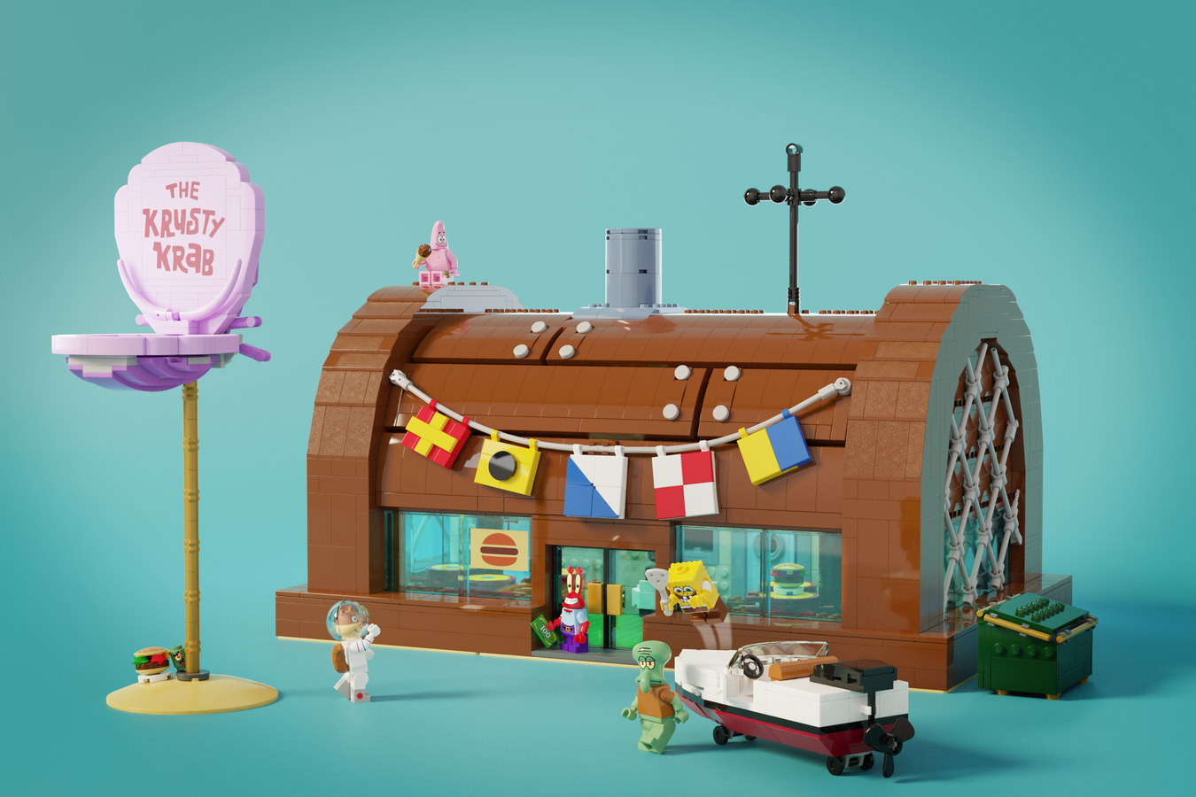 LEGO IDEAS Spongebob Squarepants The Krusty Krab   Legacy