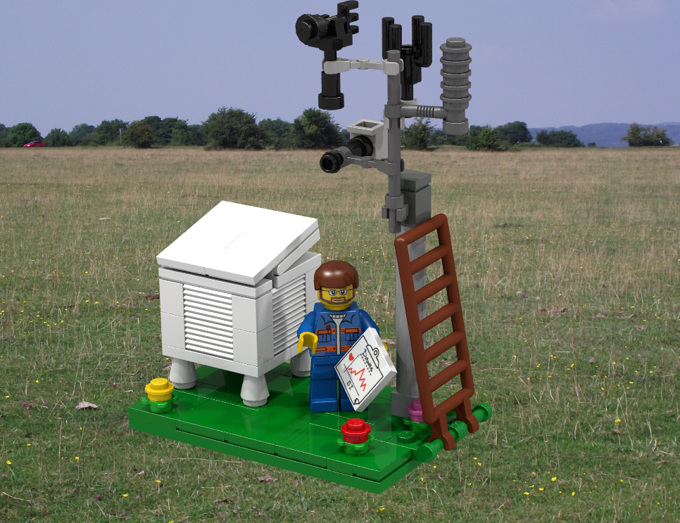 LEGO IDEAS Meteorologist and Weather Station