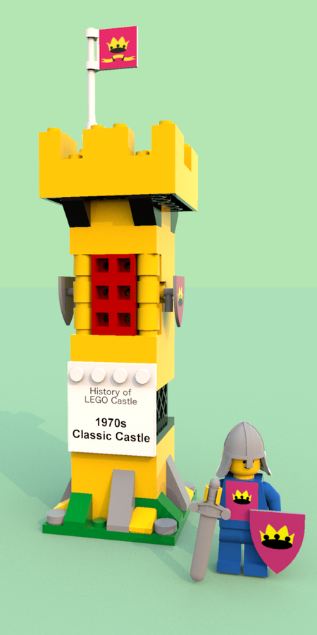 Lego 2024 yellow castle