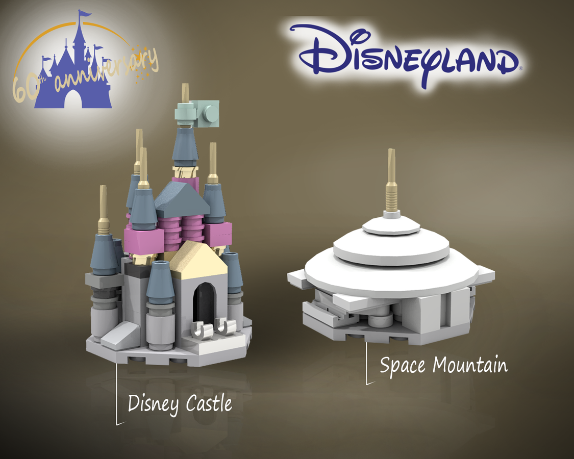 LEGO IDEAS Disneyland Microscale