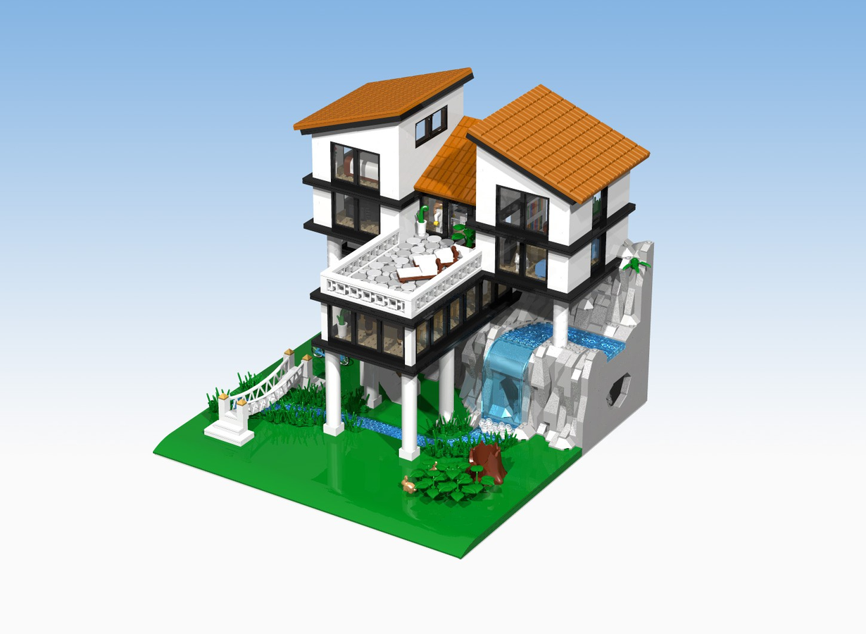 LEGO IDEAS Waterfall Dream House