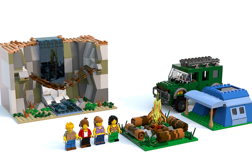 Lego tent hot sale set