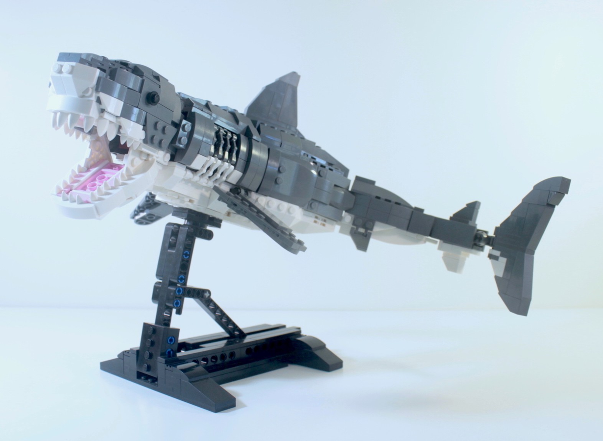 Lego best sale megalodon shark