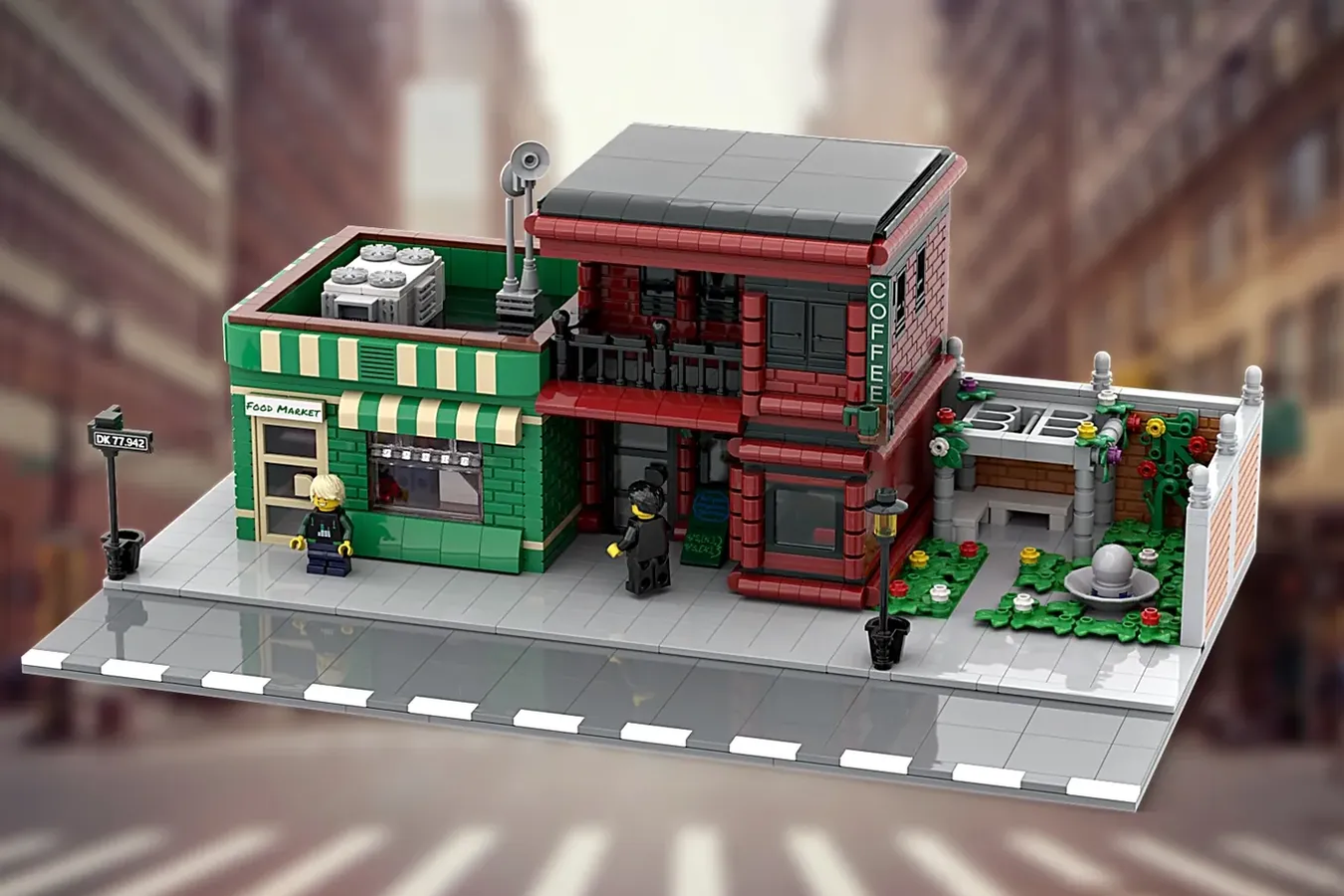 lindre Øl Martyr LEGO IDEAS - Typical City Street