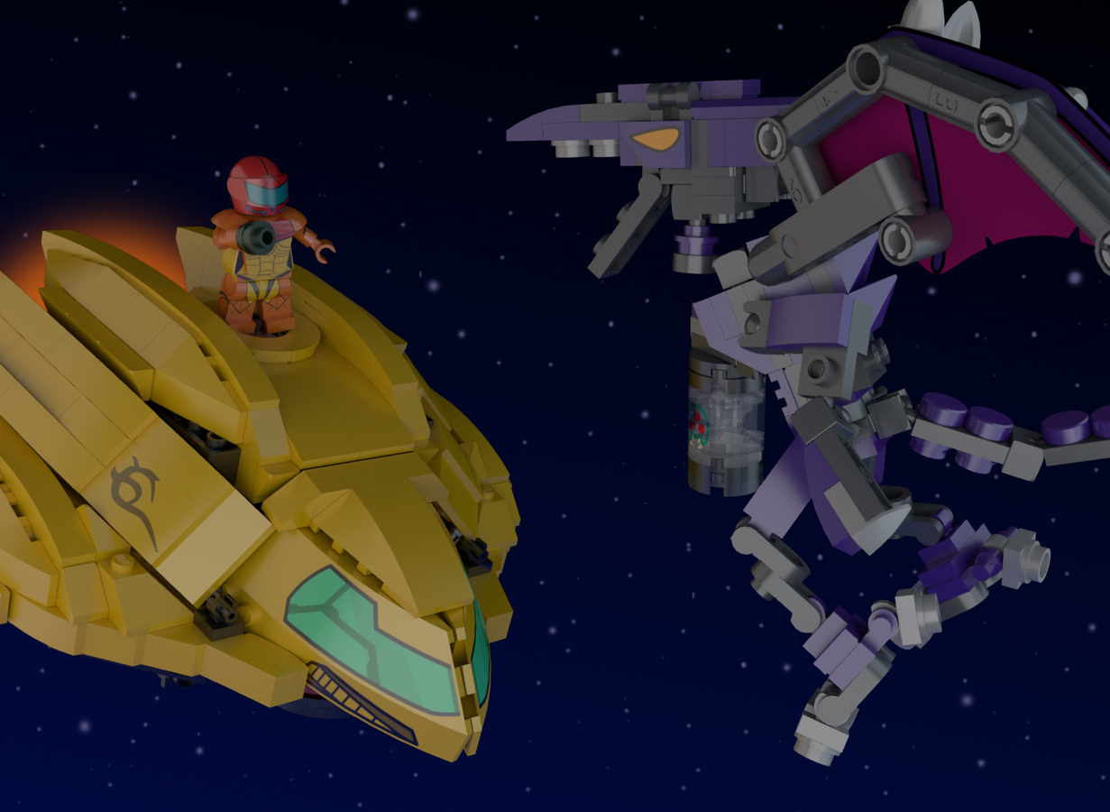 LEGO IDEAS Super Metroid Ridley Encounter