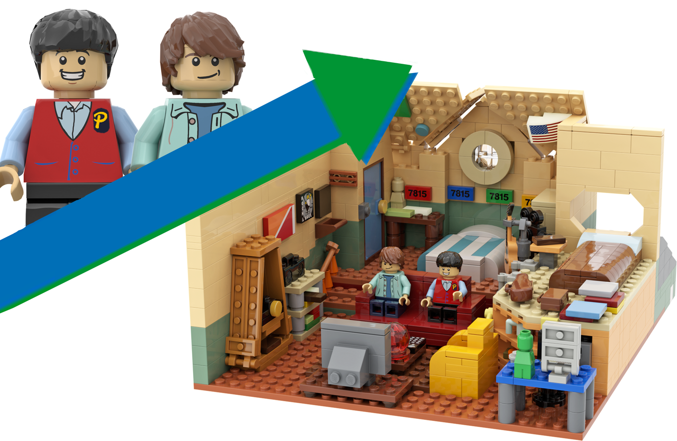 LEGO IDEAS Drake and Josh Bedroom