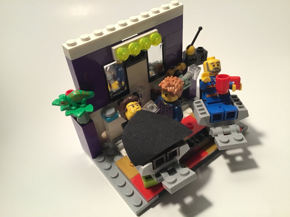 Lego headz barber shop new arrivals