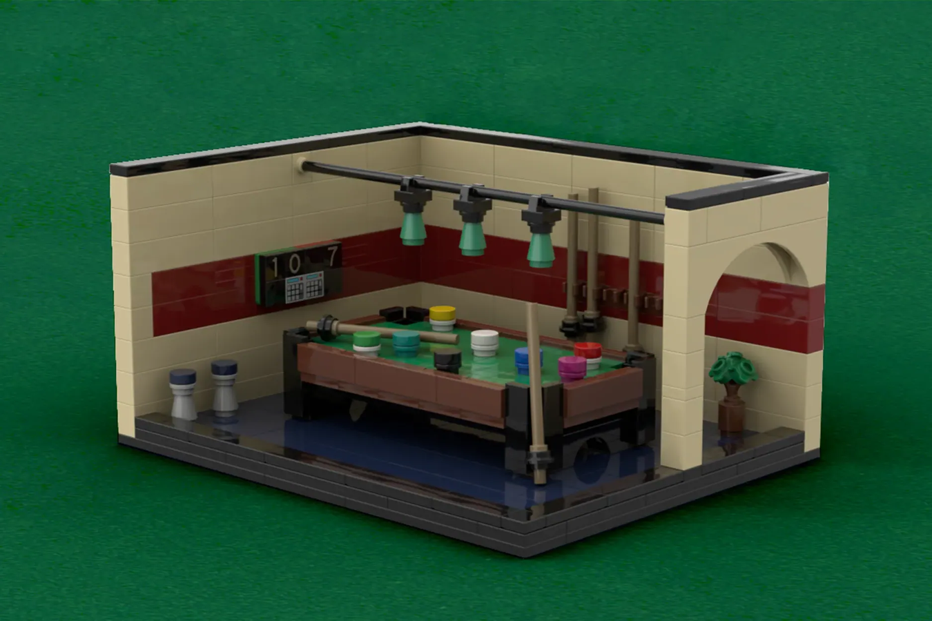 Lego store snooker table