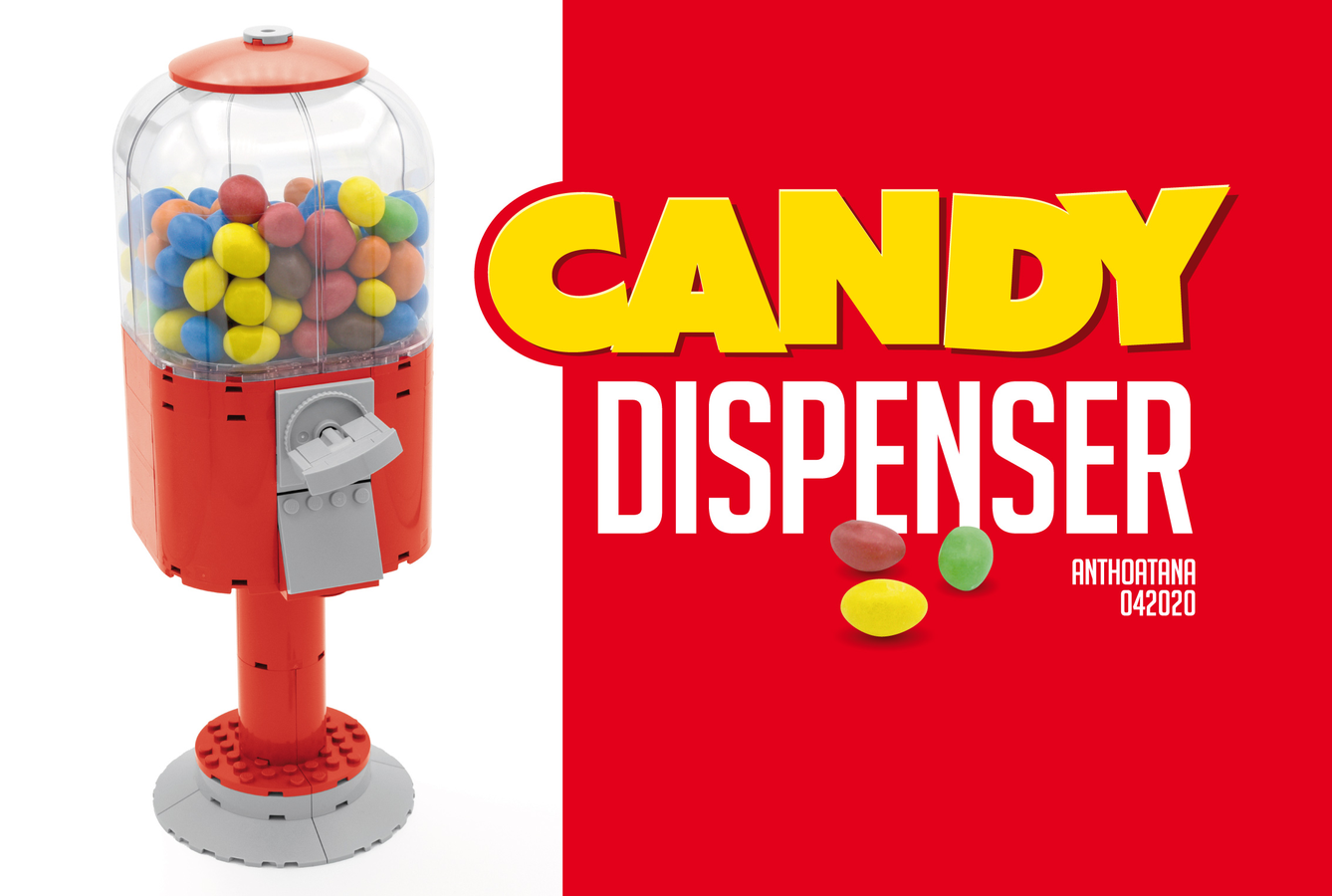 A lego best sale candy machine