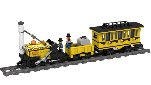 LEGO IDEAS - Replica Stephenson's Rocket