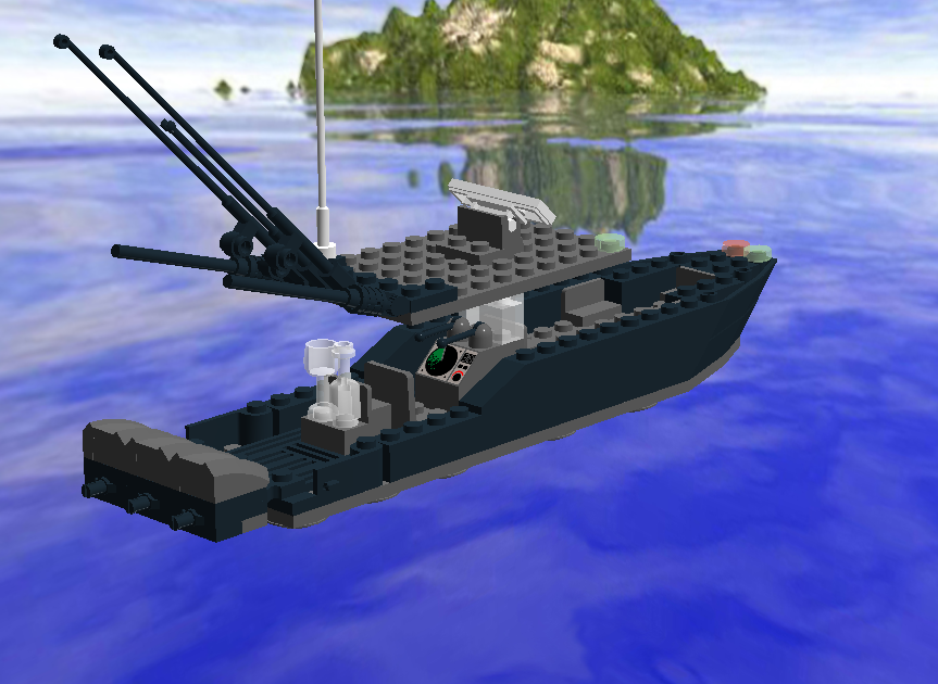 lego sport fishing boat