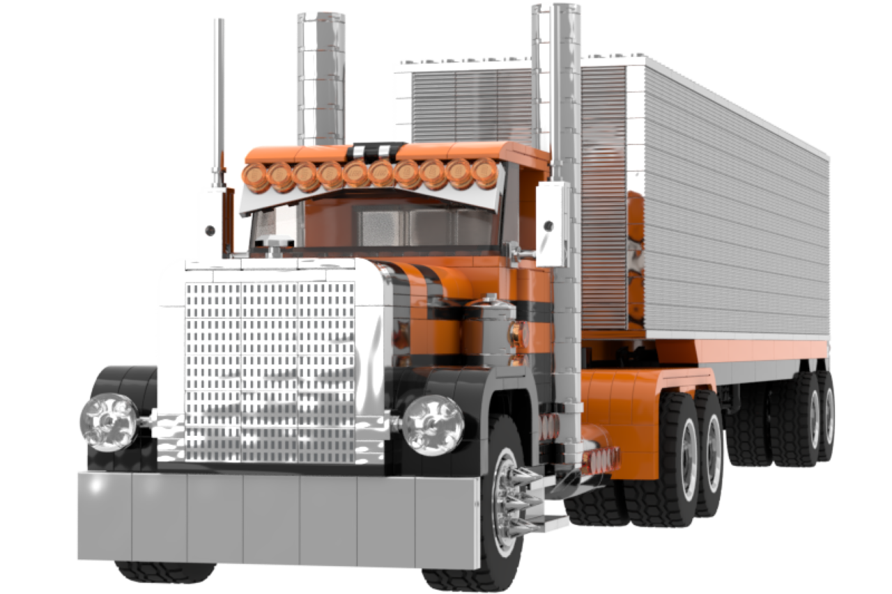 LEGO IDEAS Peterbilt Semi Truck