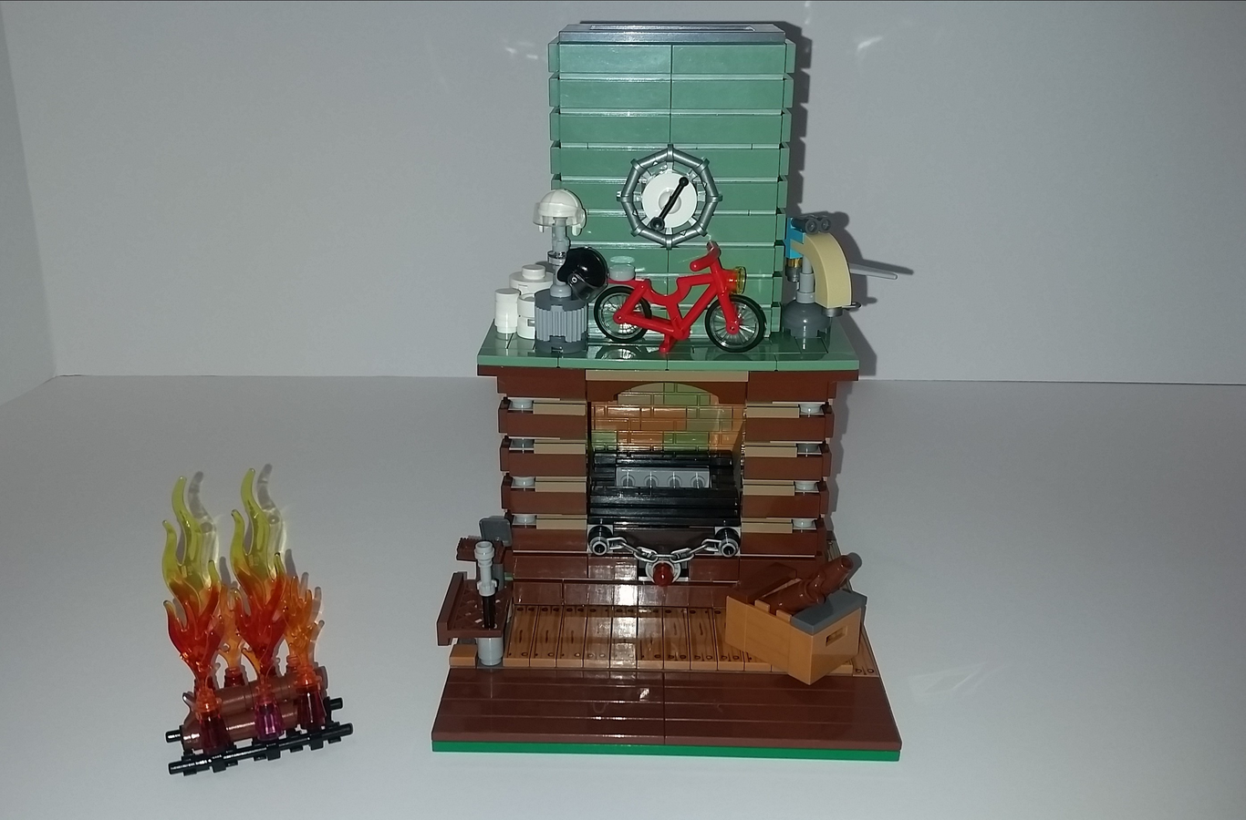 LEGO IDEAS Cozy Fireplace
