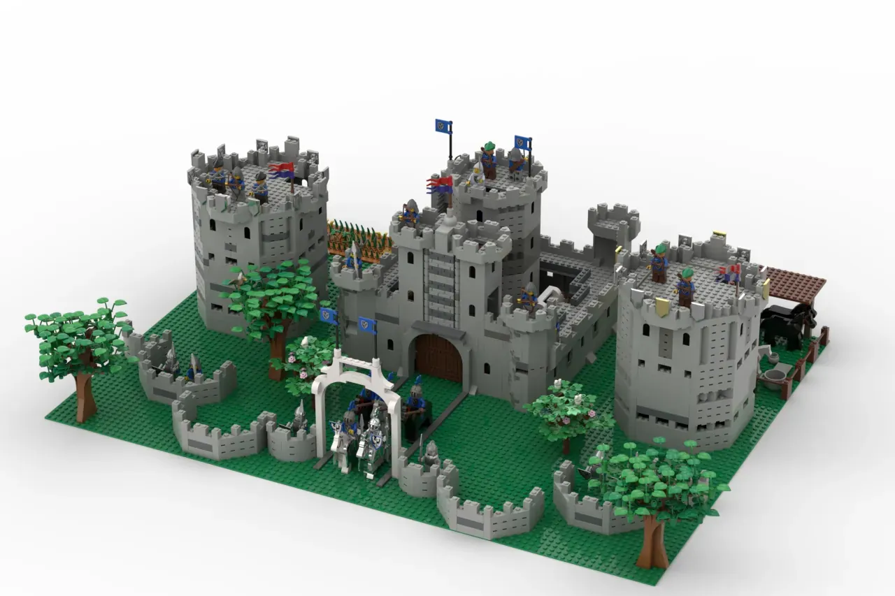 Homemade lego hot sale castle