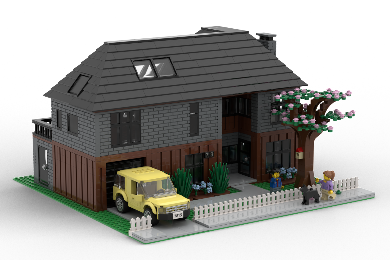 Modern family hot sale lego