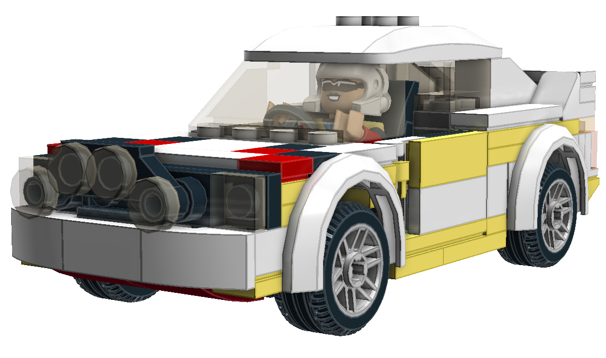 LEGO IDEAS Audi Quattro World Rally Car