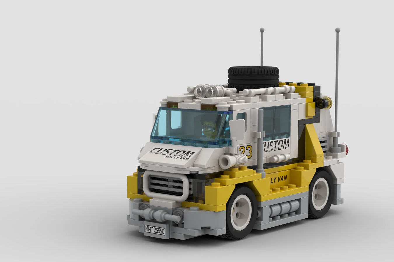 Lego custom rally outlet van