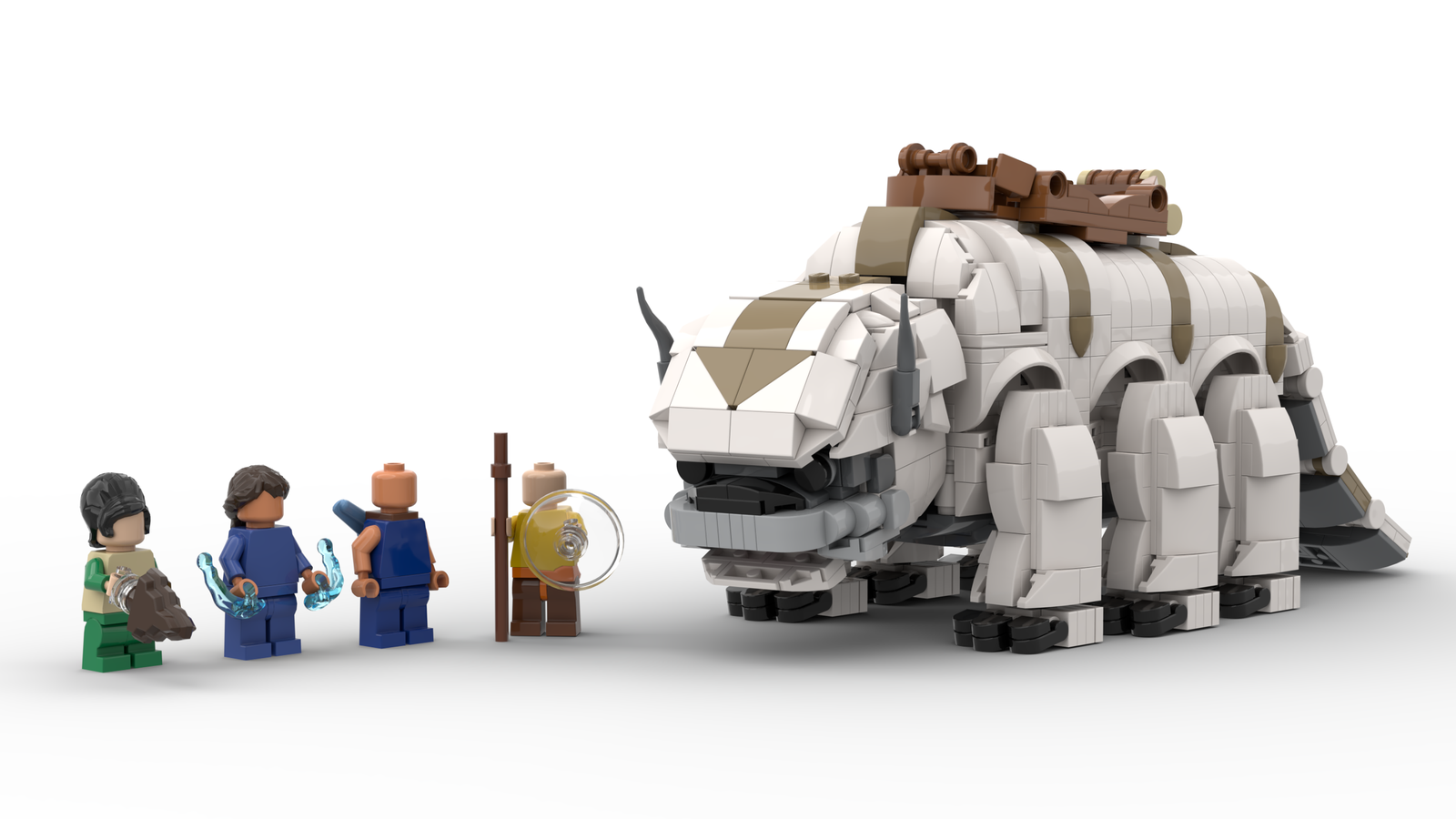 LEGO IDEAS Avatar the Last Airbender Appa with Aang and his Friends