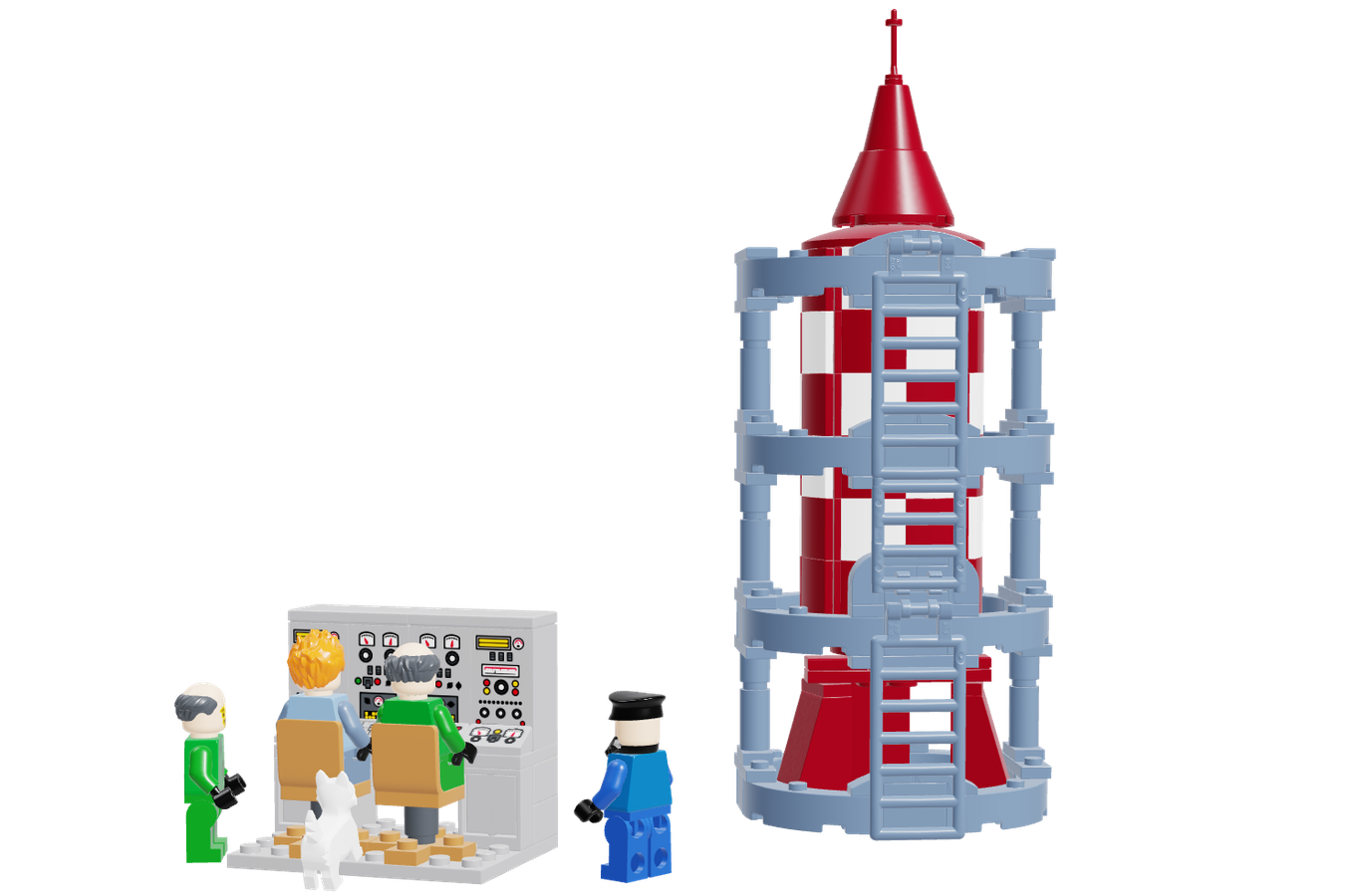 Tintin discount rocket lego