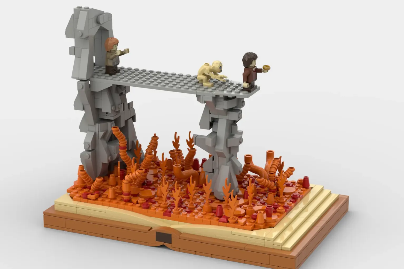 lego frodo frodo mount doom