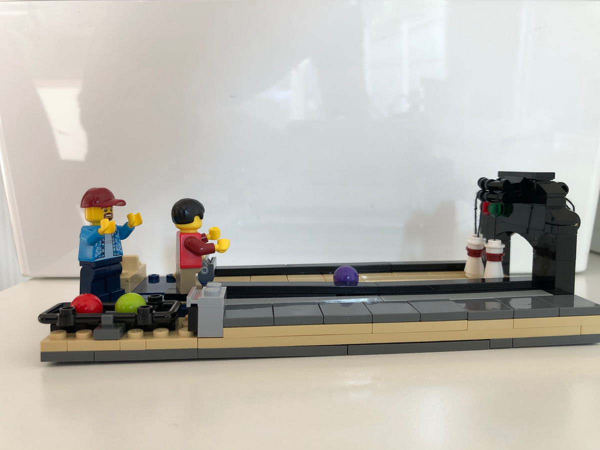 Lego Bowling Alley with Resetting Pins LEGO IDEAS