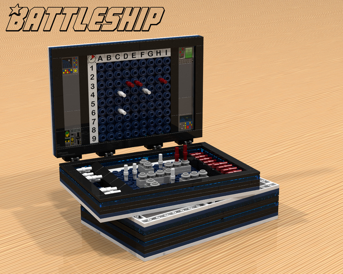 LEGO IDEAS - Lego Battleship - Full Portable - All in a Box - Sea Battle