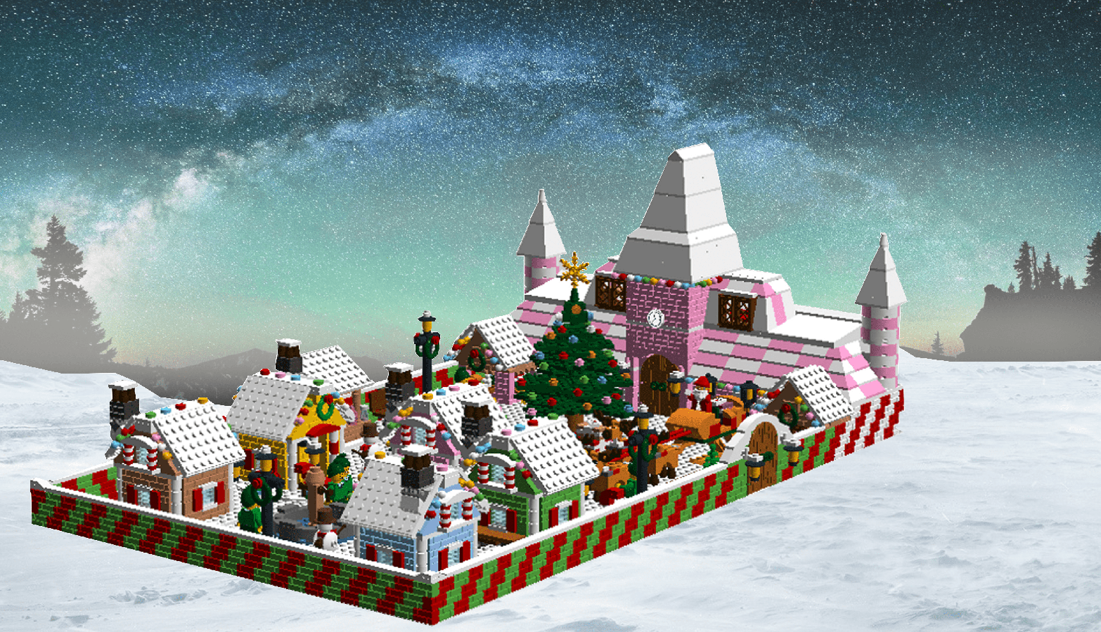 Lego 2024 santa village