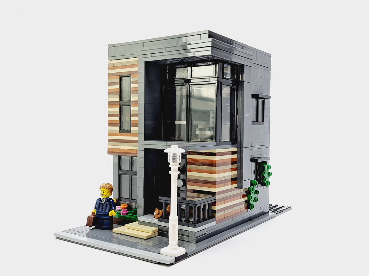 Lego modern best sale house moc