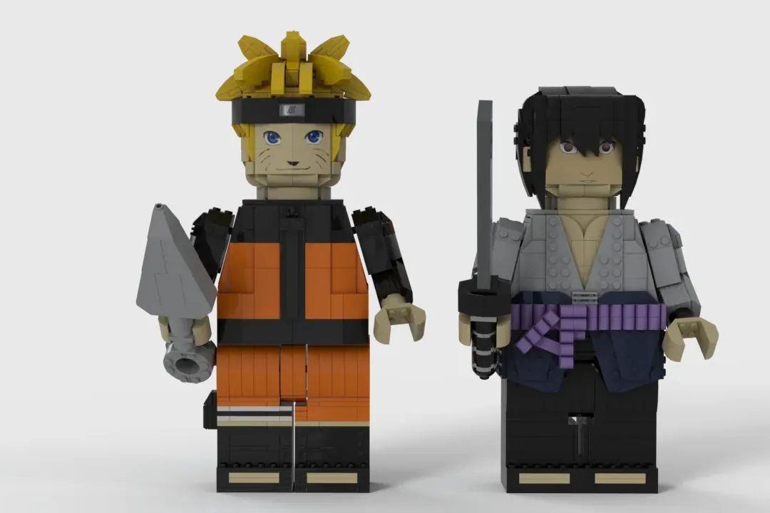 LEGO IDEAS - Naruto Uzumaki and Sasuke Uchiha Maxifigures