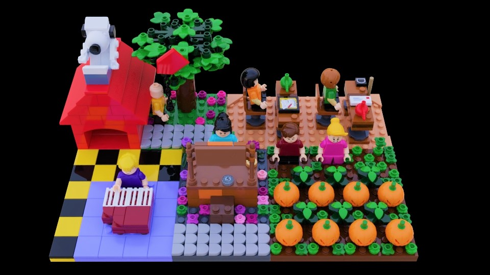 LEGO IDEAS The Peanuts Gang forever
