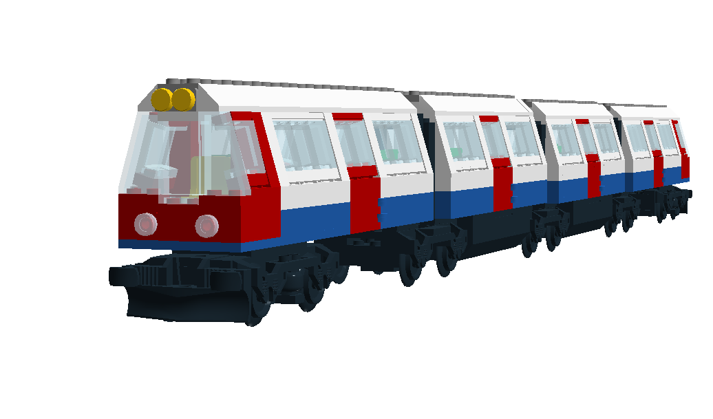 Lego sales tube train