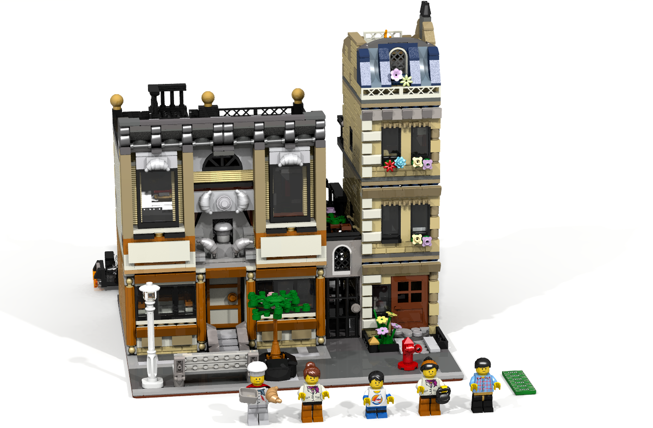 Lego modular street hot sale