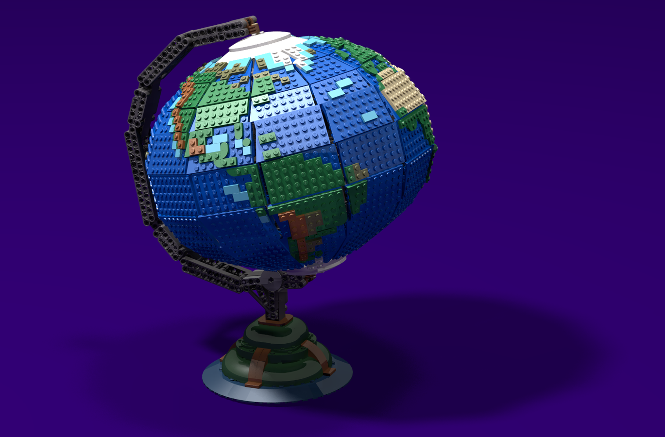 Lego 2025 globe piece