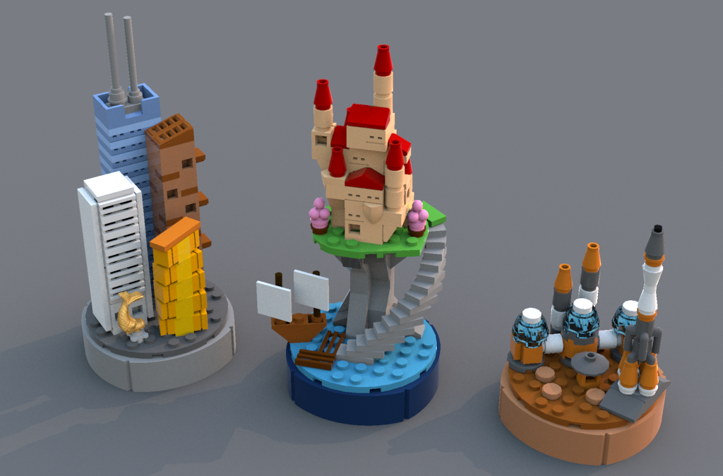 Opinions on these micro scale models that I built as part of my Lego Ideas  project? : r/lego