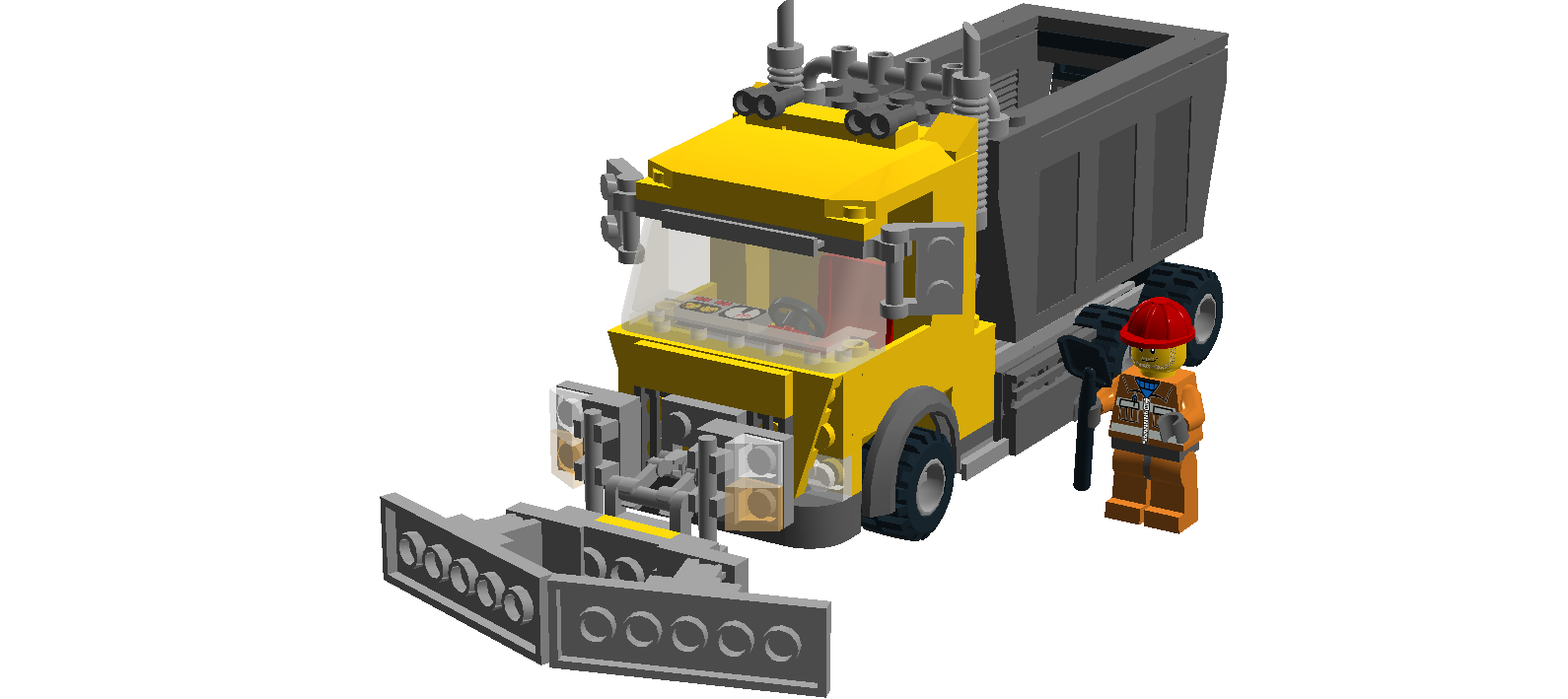 Lego ideas 2024 garbage truck