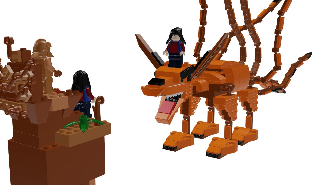 Lego naruto 2025 nine tails