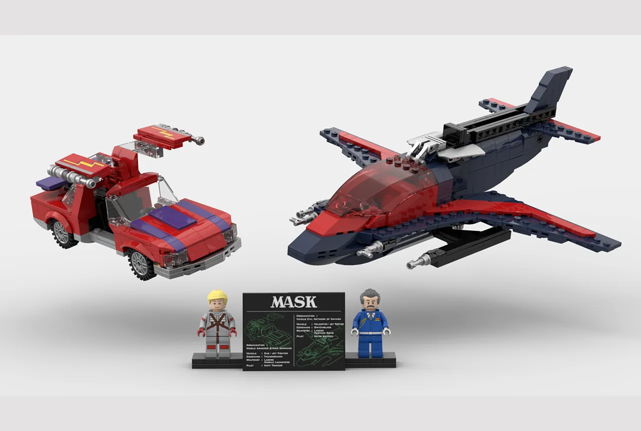 Lego Ideas Mask Thunderhawk Car And Switchblade Helicopter