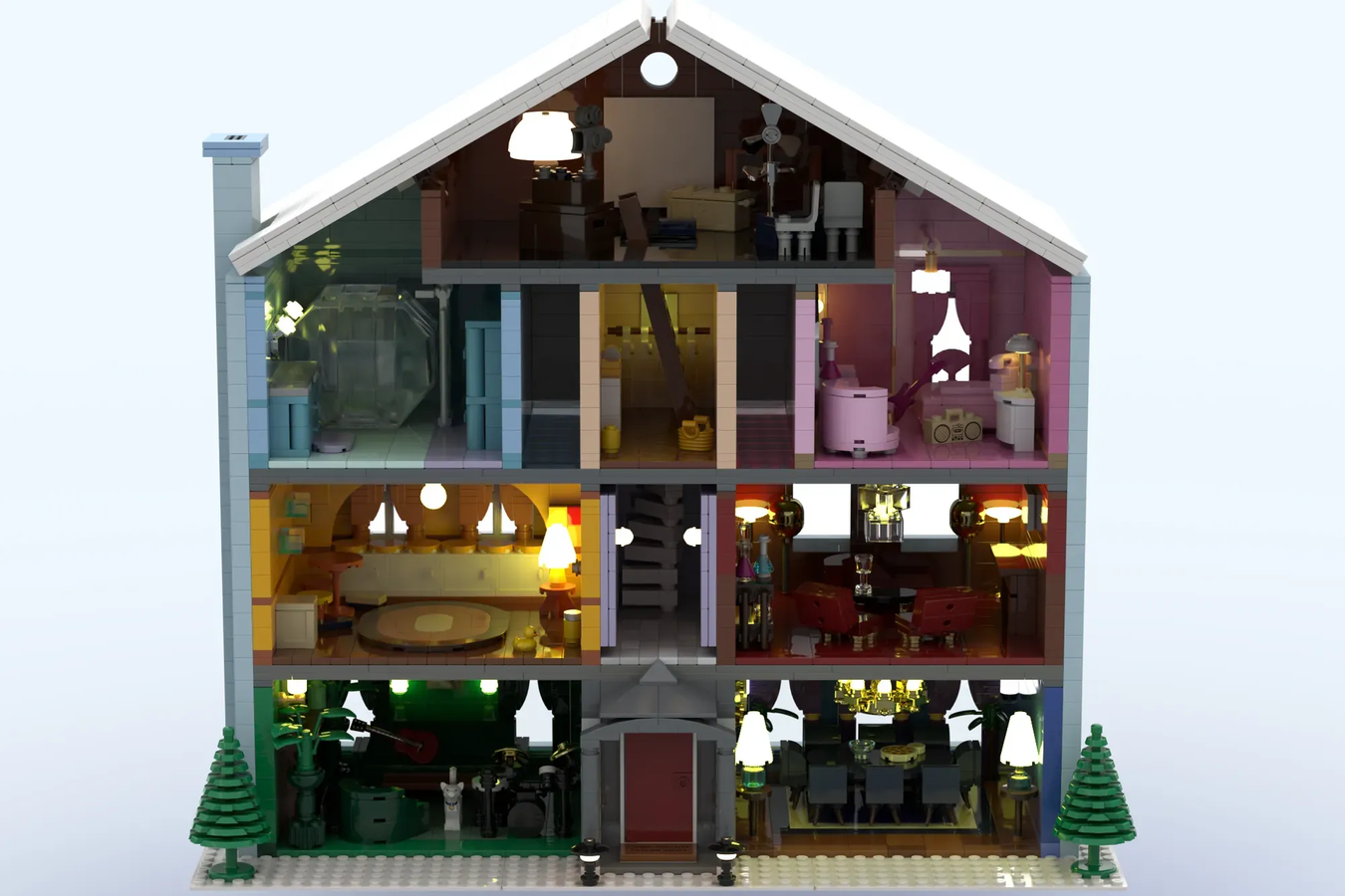 Lego design online house