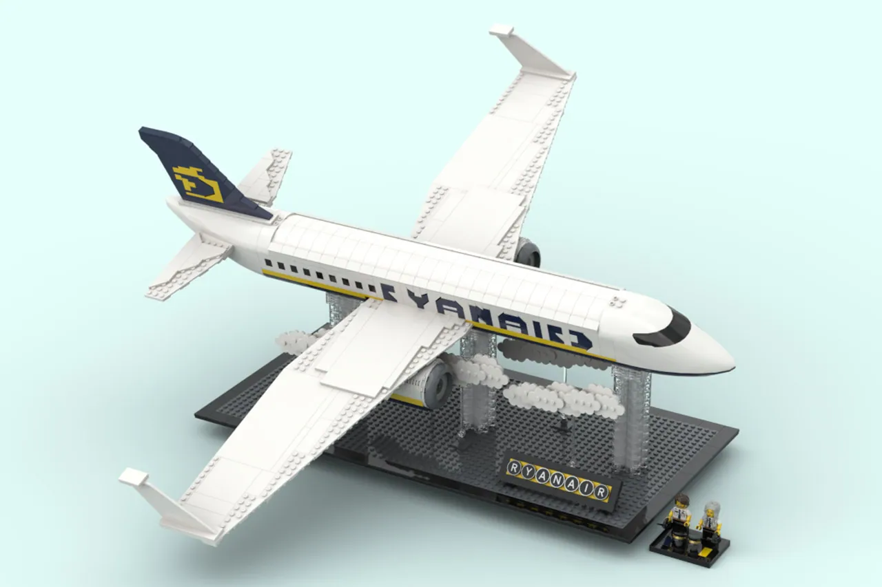 Ryanair toy plane store set