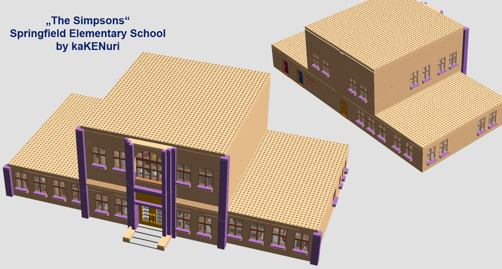 LEGO IDEAS Simpsons Springfield Elementary School