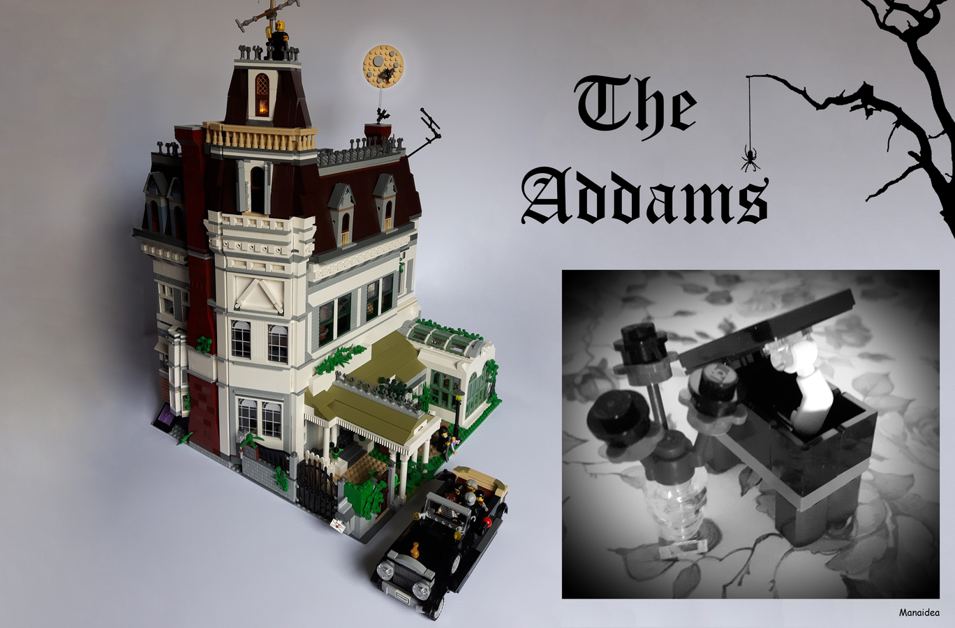 Addams family best sale house lego