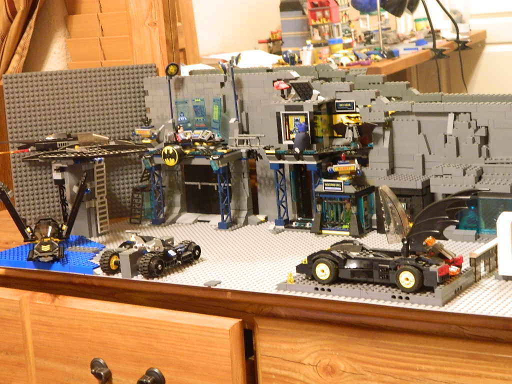 biggest lego batcave