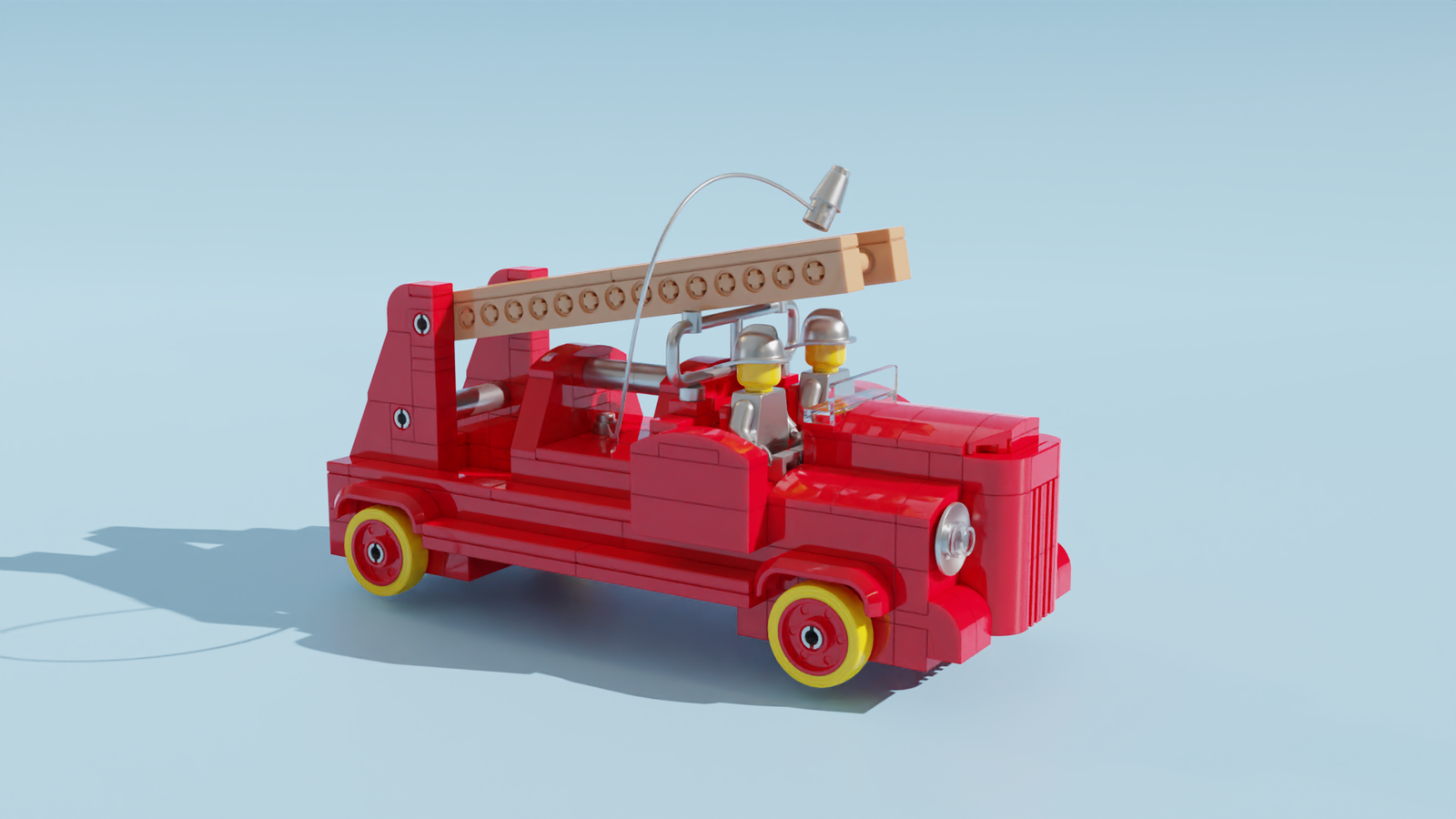 Vintage lego best sale fire truck