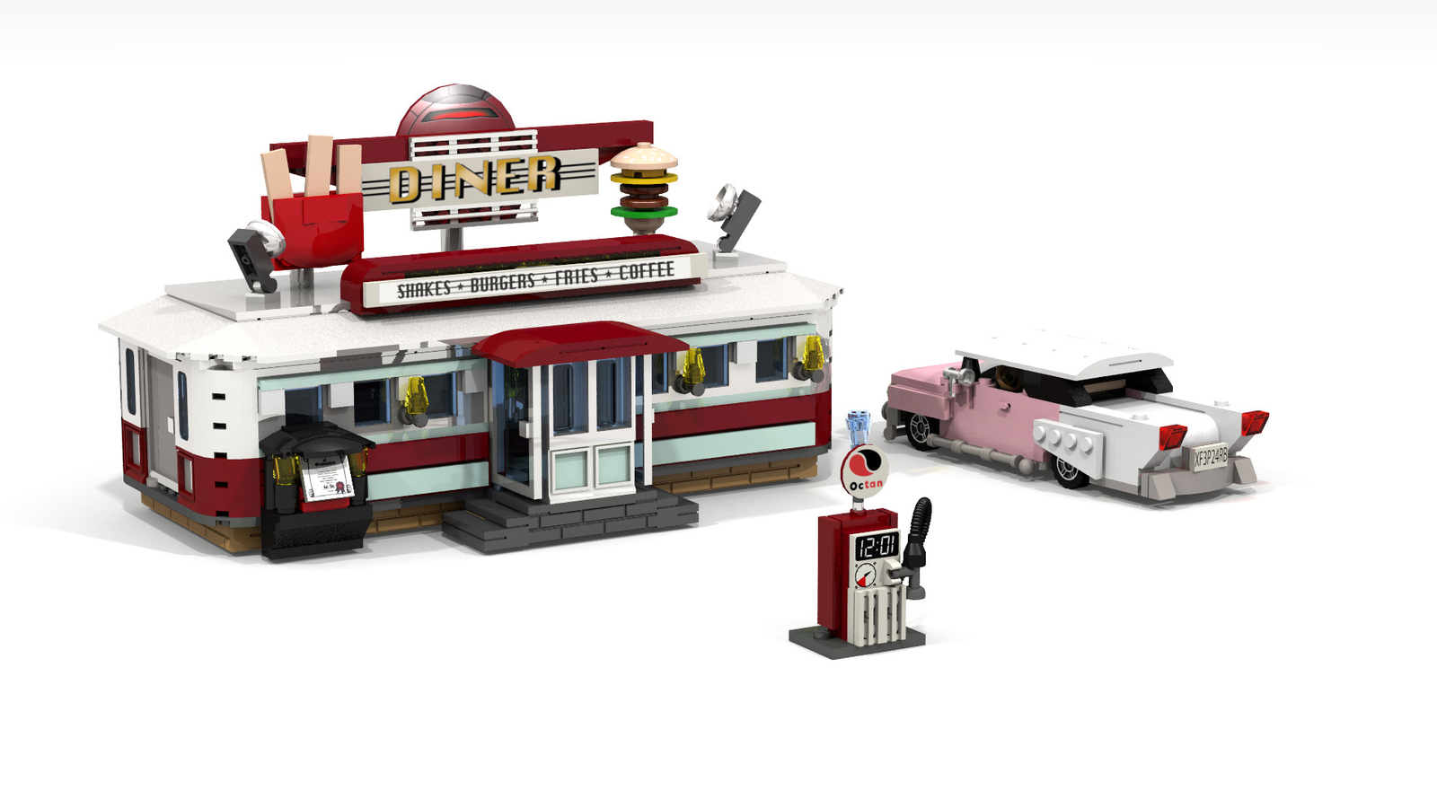 Diner best sale lego set