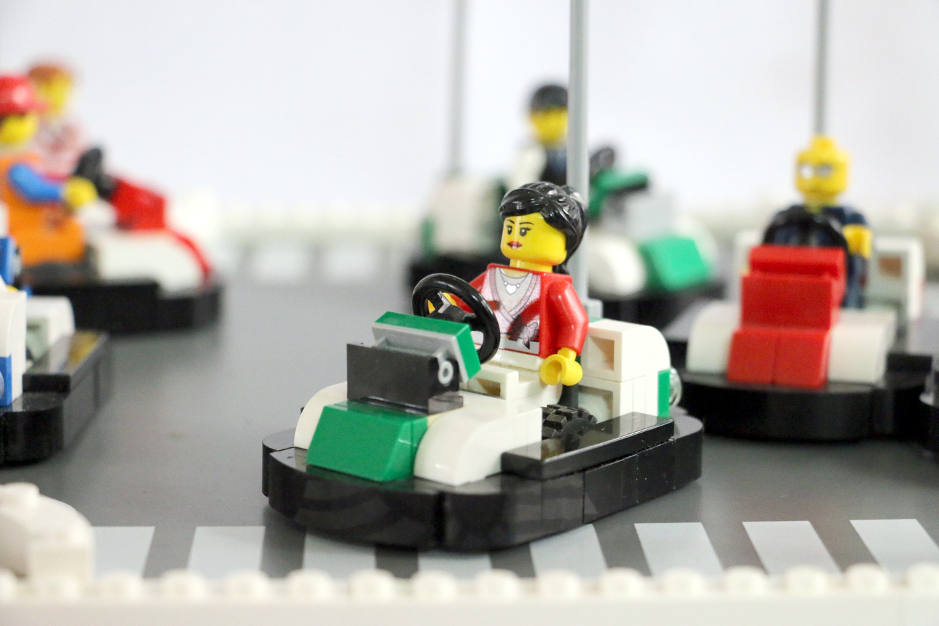 Lego store bumper cars