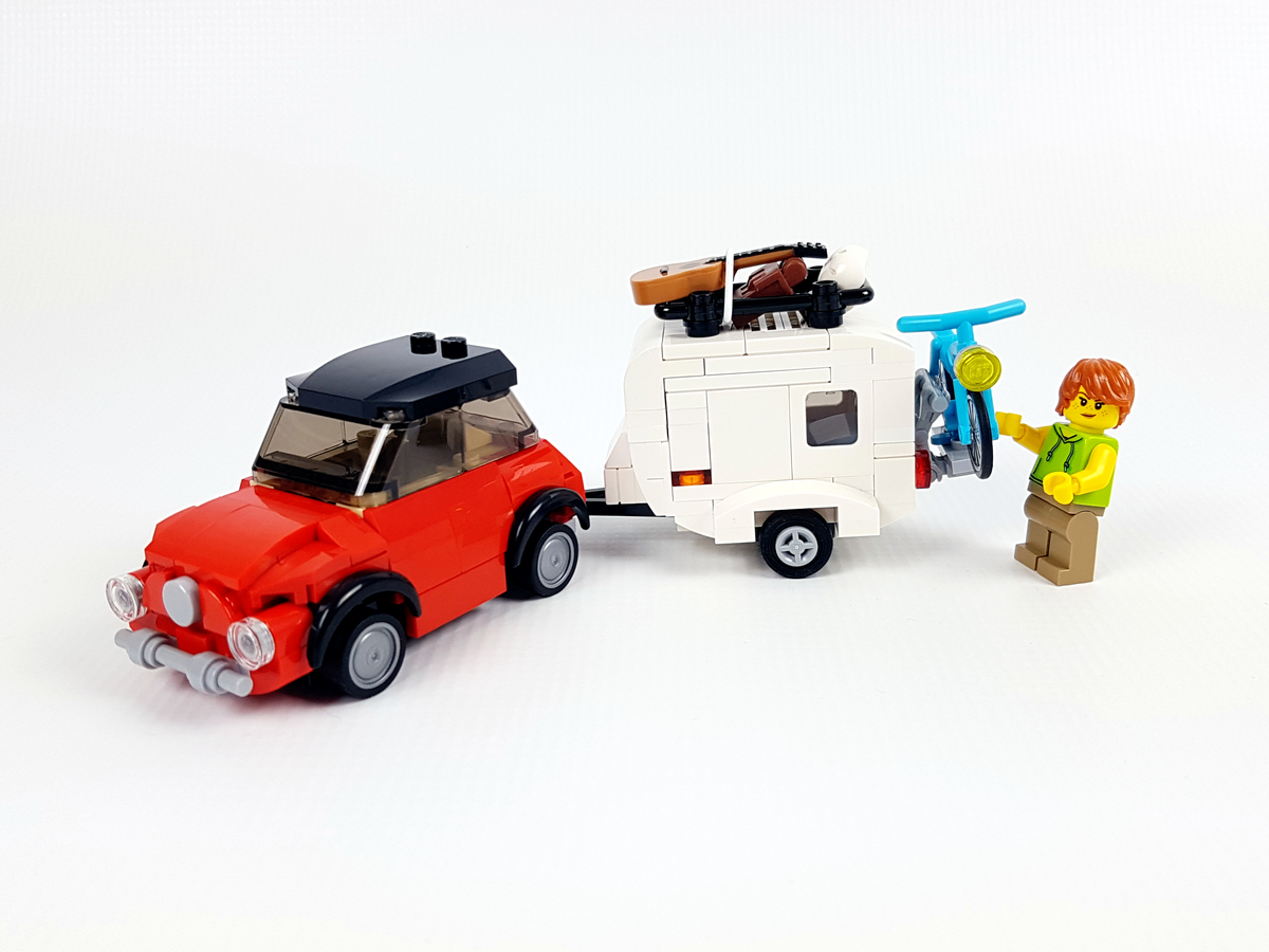 Lego car and caravan hot sale