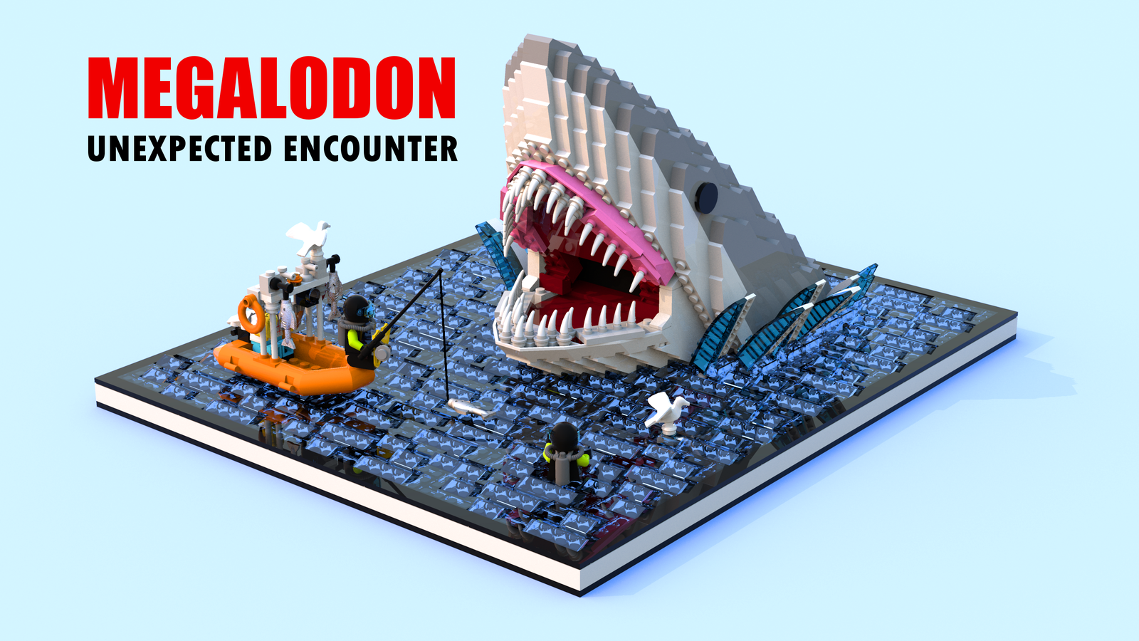 Lego store megalodon set