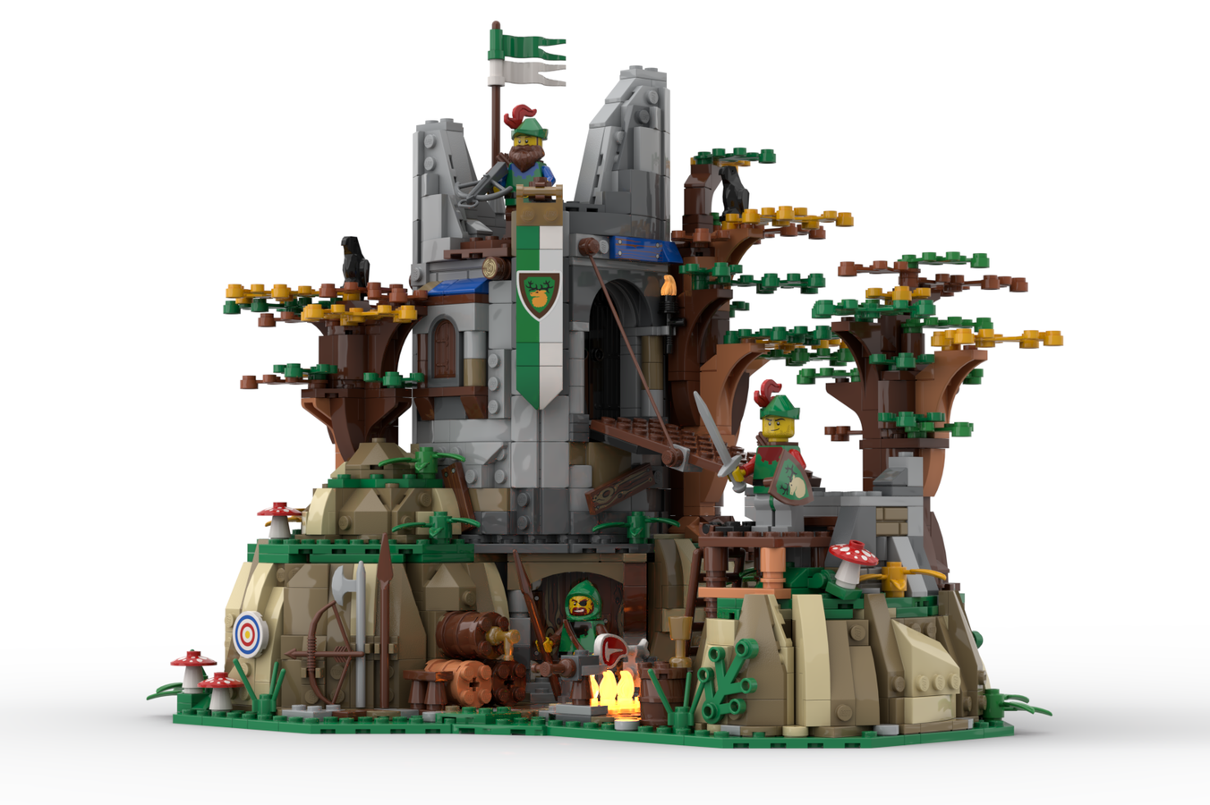 Lego store castle forestmen